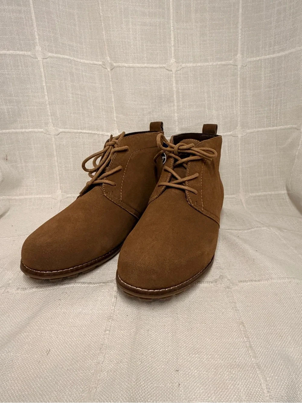NWT White Mountain Auburn New Chestnut Suede Chukka Boots 8W Wide